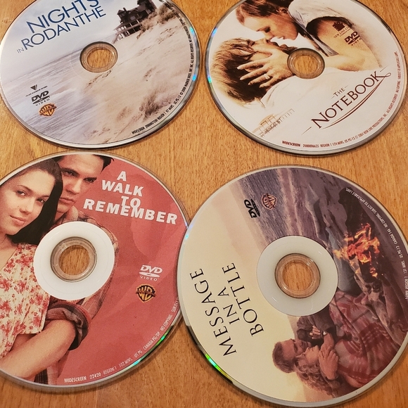 4 Film Favorites: Nicholas Sparks (DVD) Nights in Rodanthe - The Notebook - Picture 2 of 3